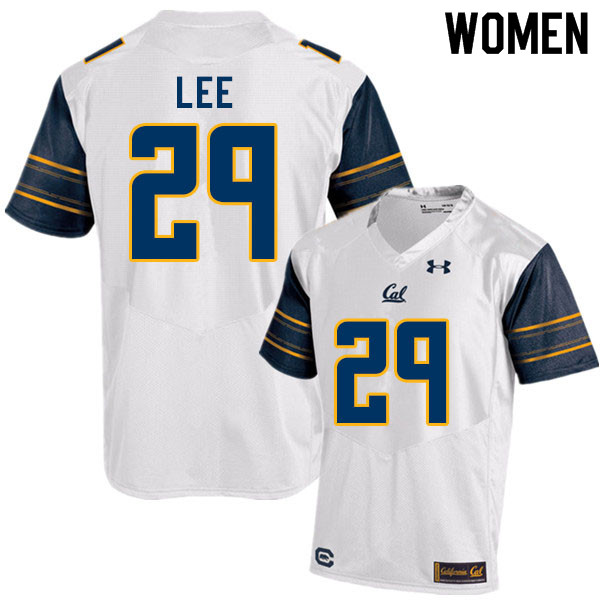 Women #29 Aidan Lee Cal Bears College Football Jerseys Sale-White